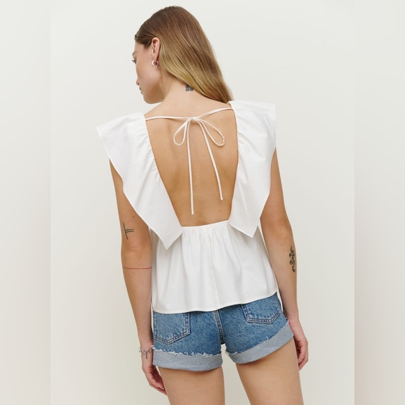 Reformation White Renzo Top - Picture 3 of 6